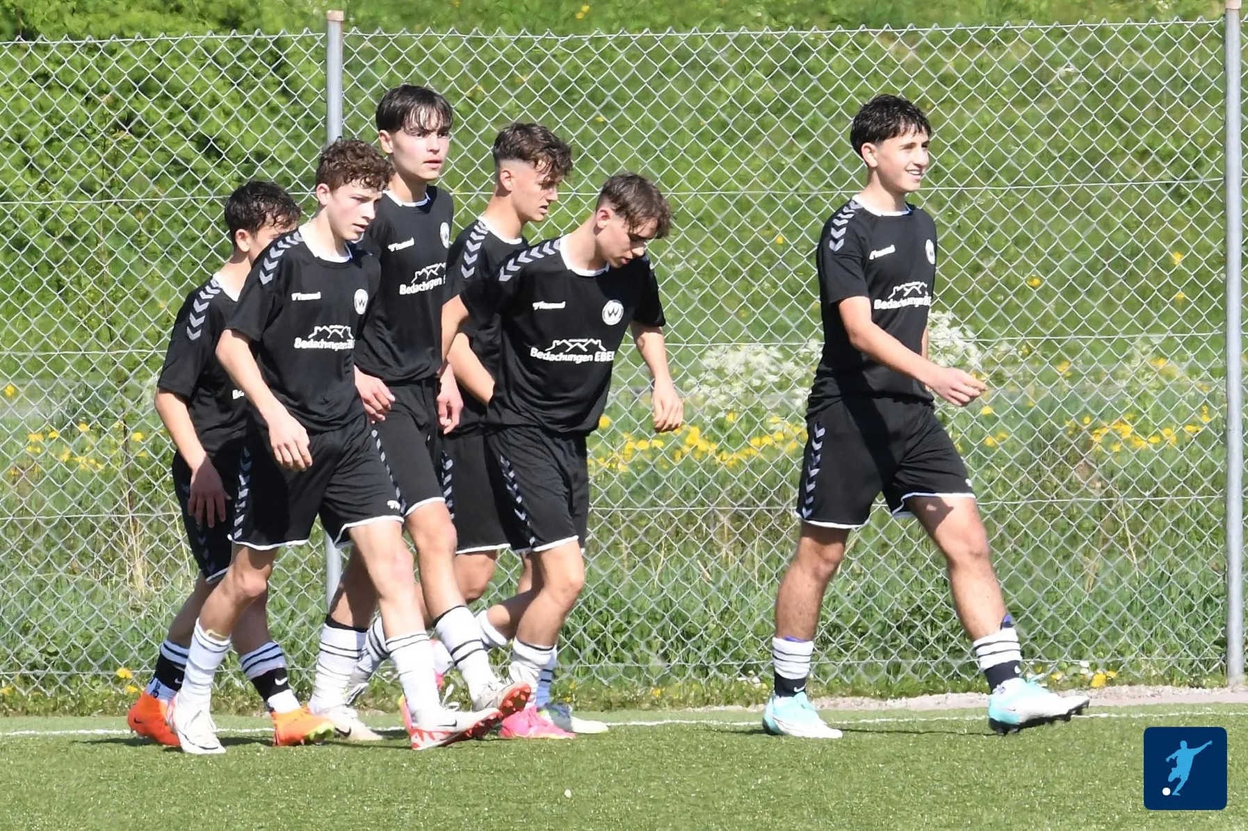 U15 nach Torerfolg gegen Traunstein