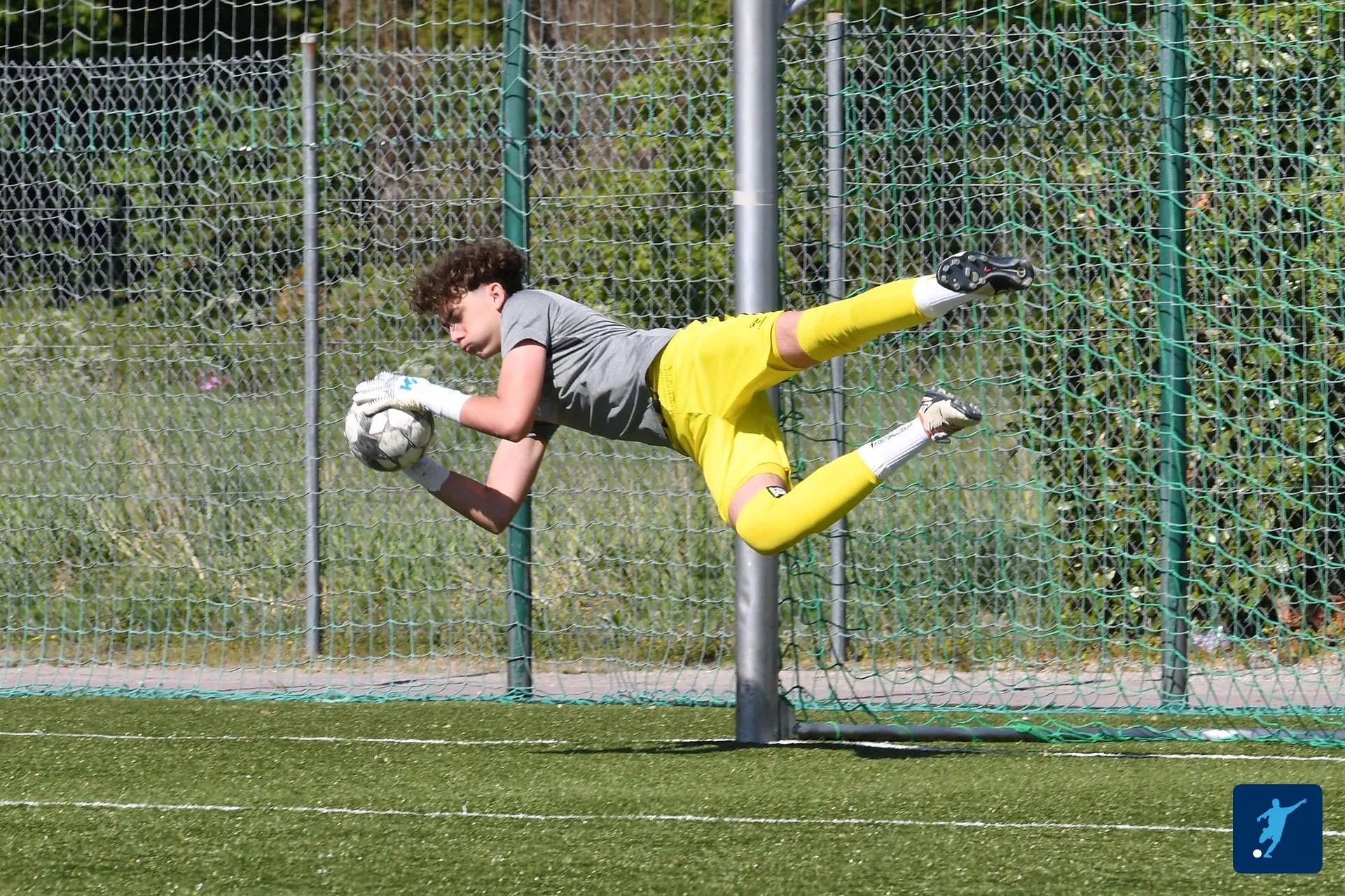 Torwart der AXA U15 - Saison 2024/25