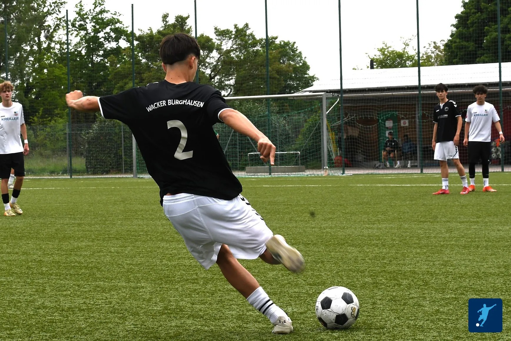Spielszene aus dem Spiel der U17 gegen Chiemgau Traunstein - Mai 2025
