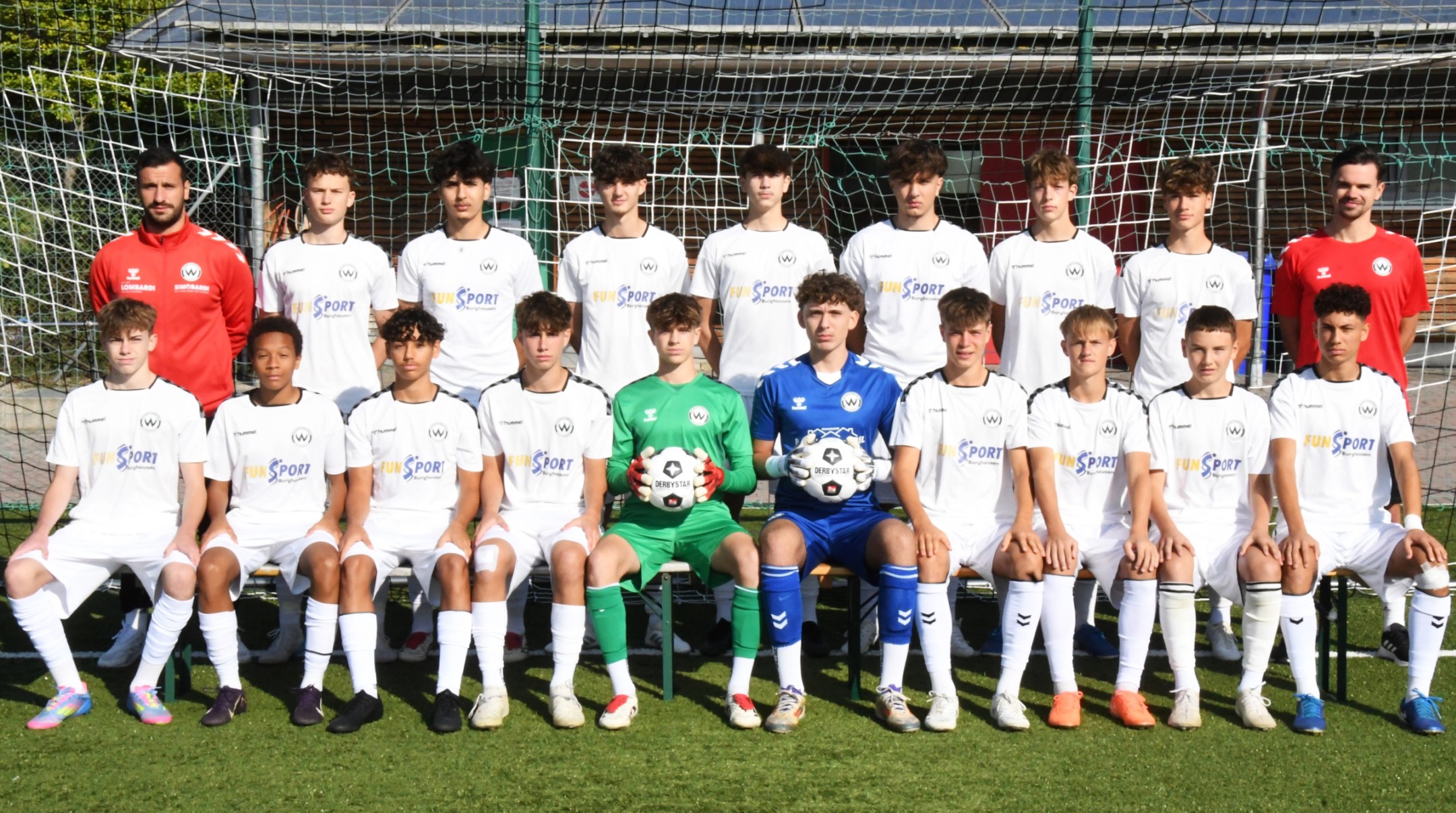 U16 Mannschaftsfoto August 2025