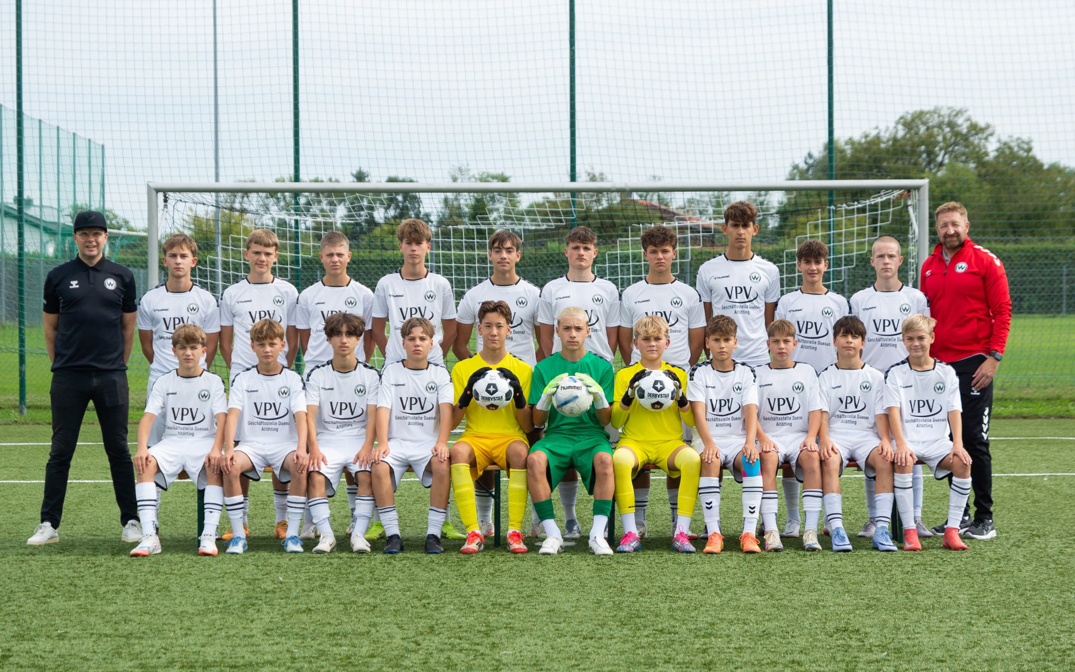 Mannschaftsfoto AXA U15 Saison 2025/26