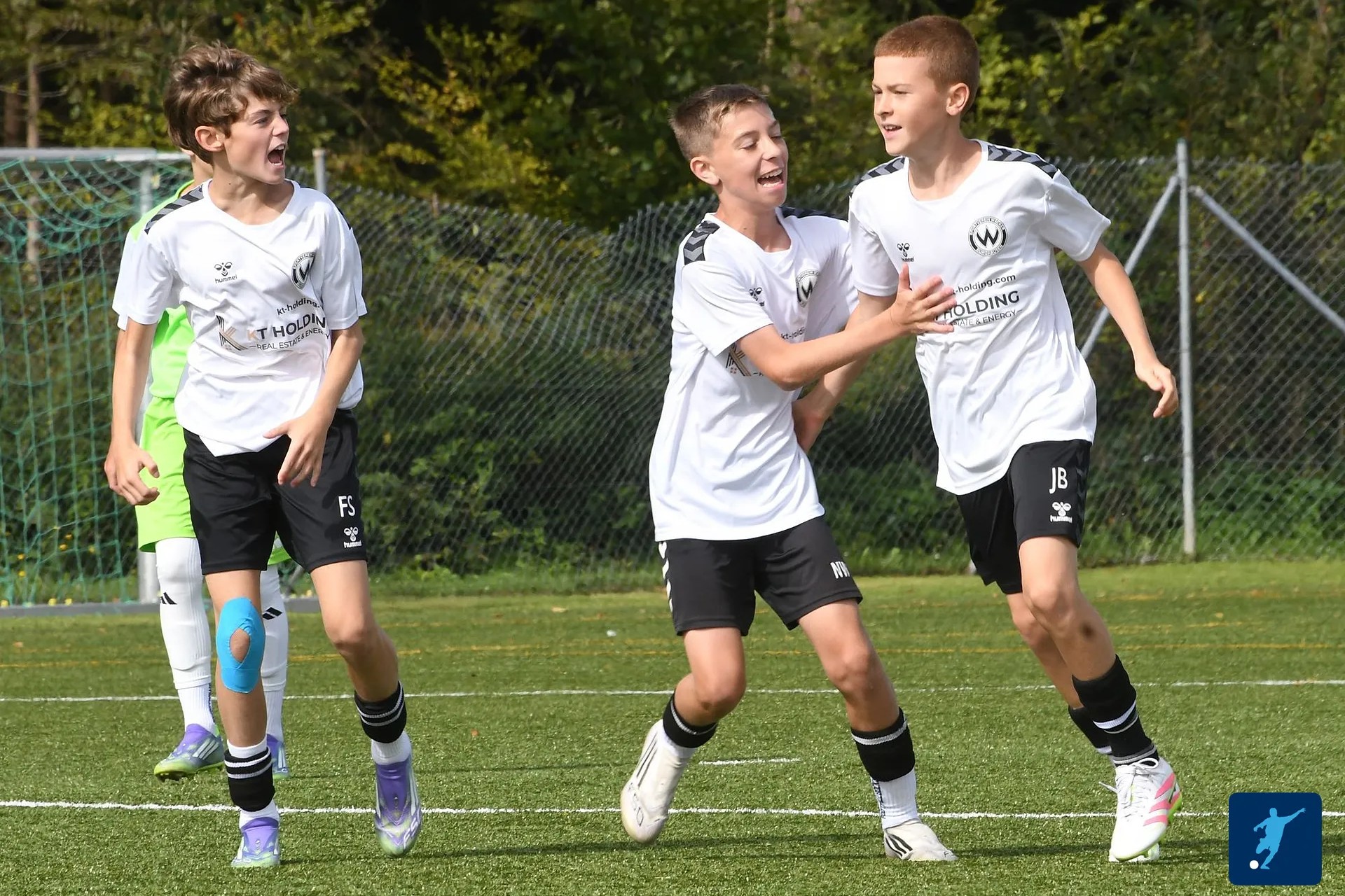 Torjubel der U13 im Freundschaftsspiel gegen die SG Tennengau/Pongau - September 2025