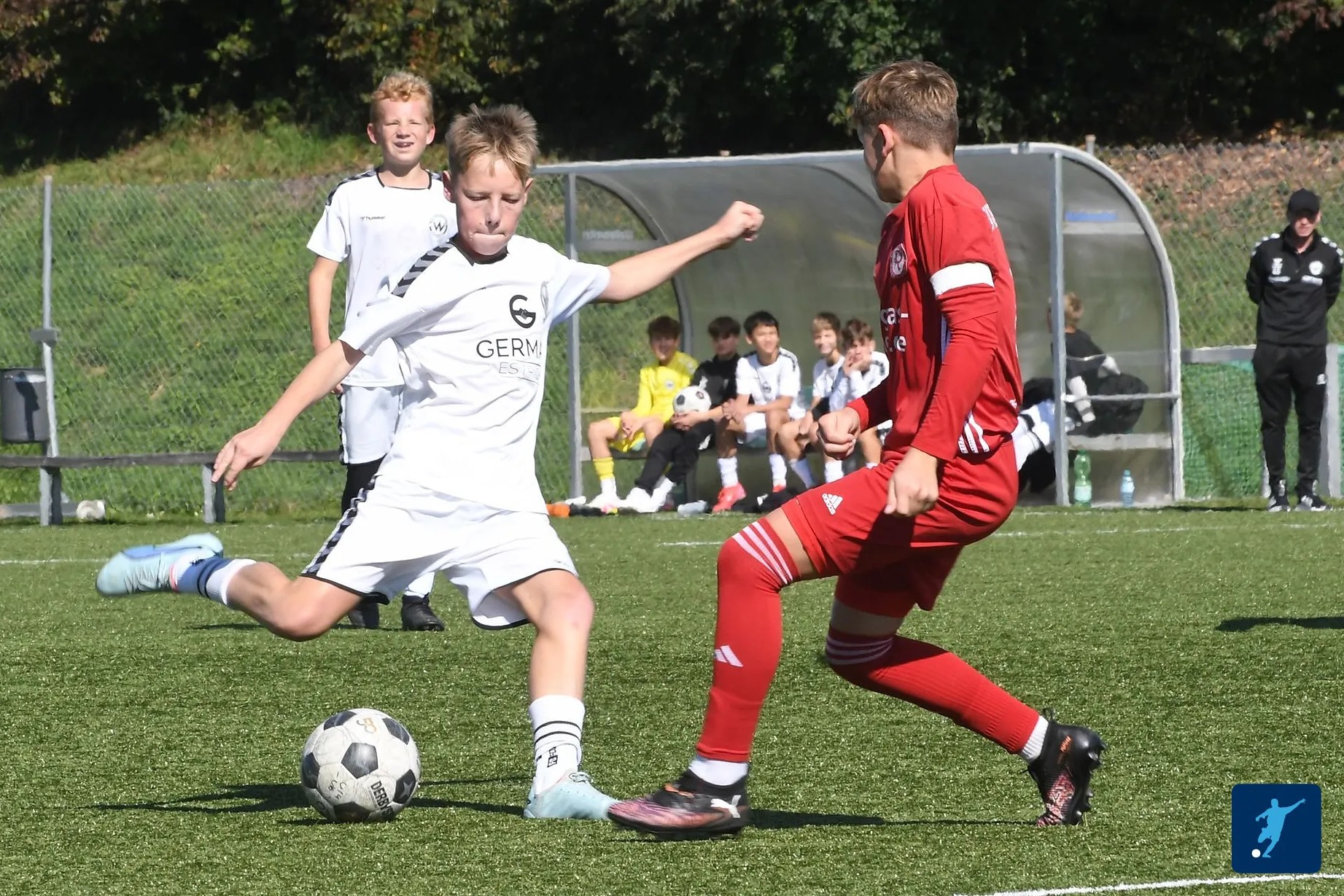 U14 im Spiel gegen den TSV 1860 Rosenheim - Oktober 2025
