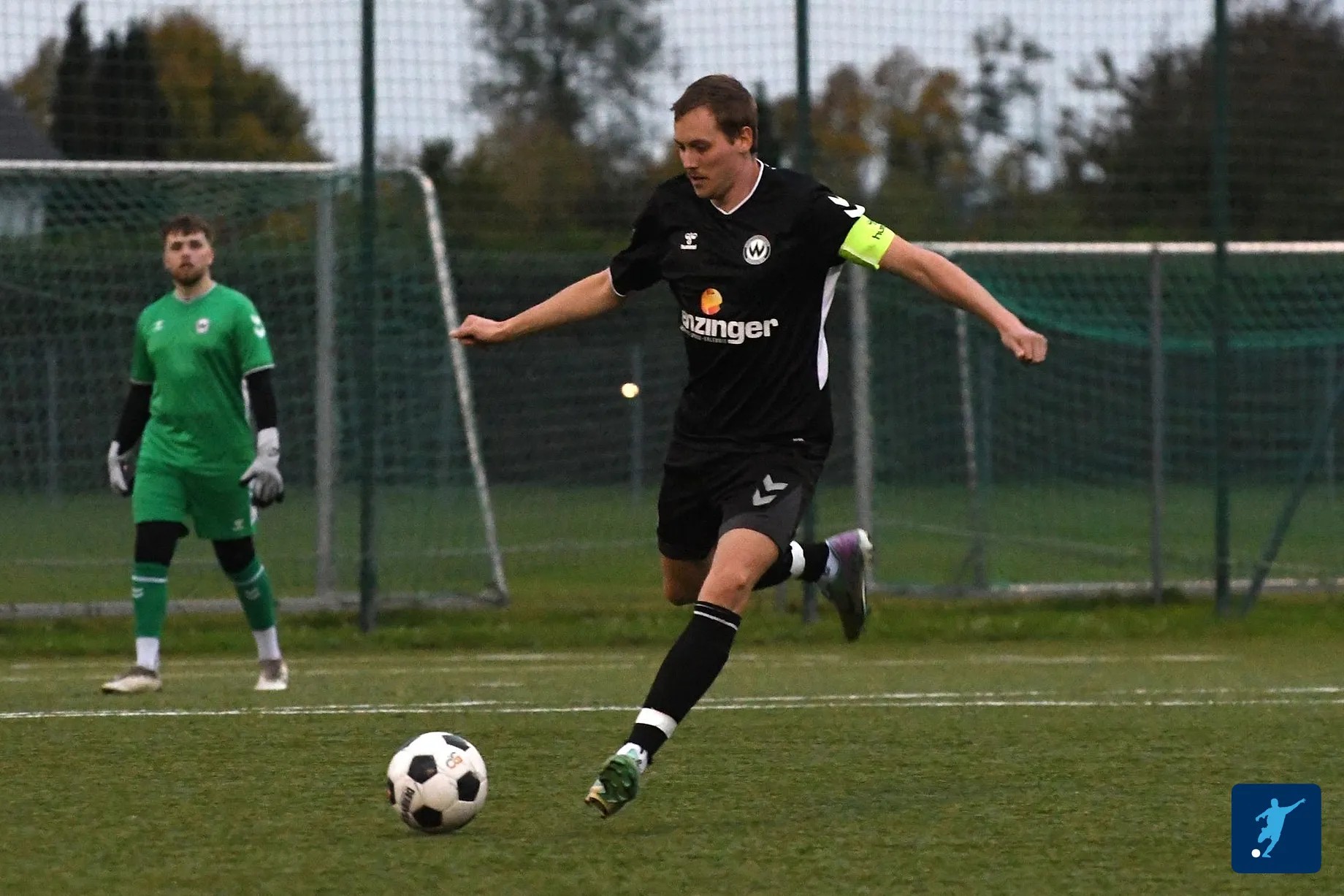 Spielszene der Herren 2 gegen Kraiburg - Oktober 2025