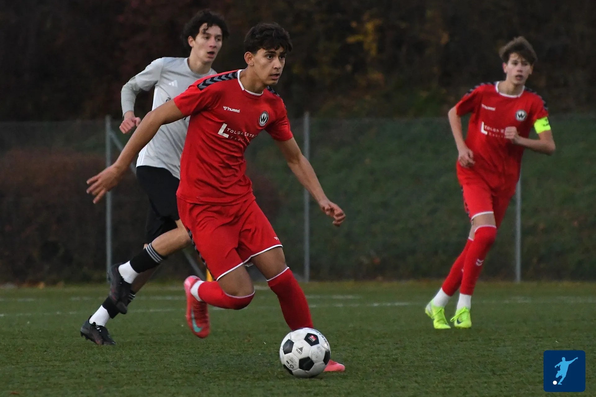 Spielszene der AXA U15 aus dem Spiel gegen Rosenheim - November 2025