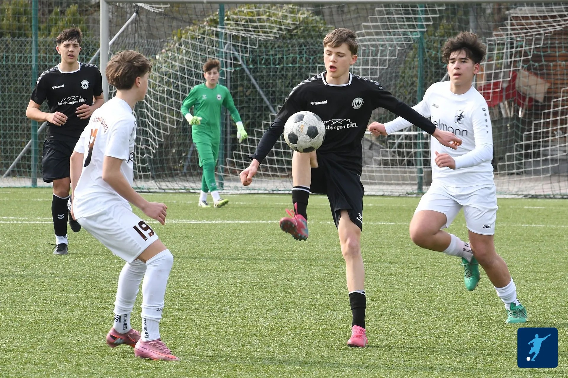 Spielszene aus dem Spiel der AXA U15 gegen Schwaben Augsburg - März 2026