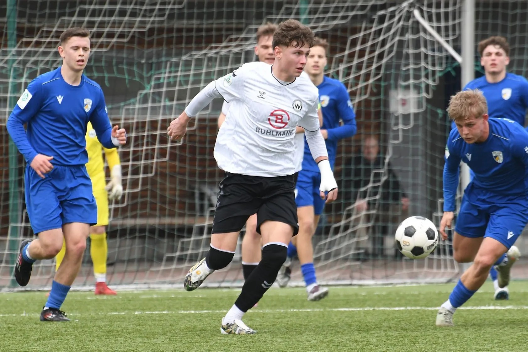 Spielszene der U19 aus dem Spiel gegen Carl Zeiss Jena - Februar 2026