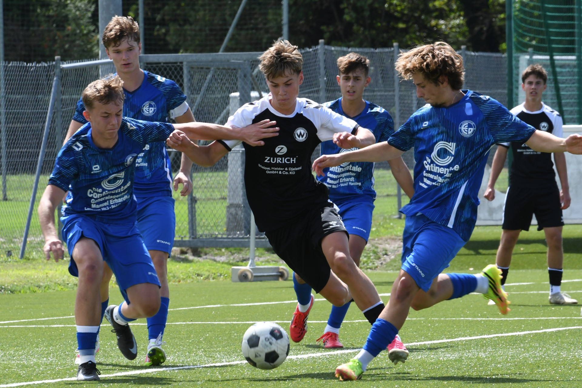 Spielszene der U17 gegen Dingolfing - August 2026