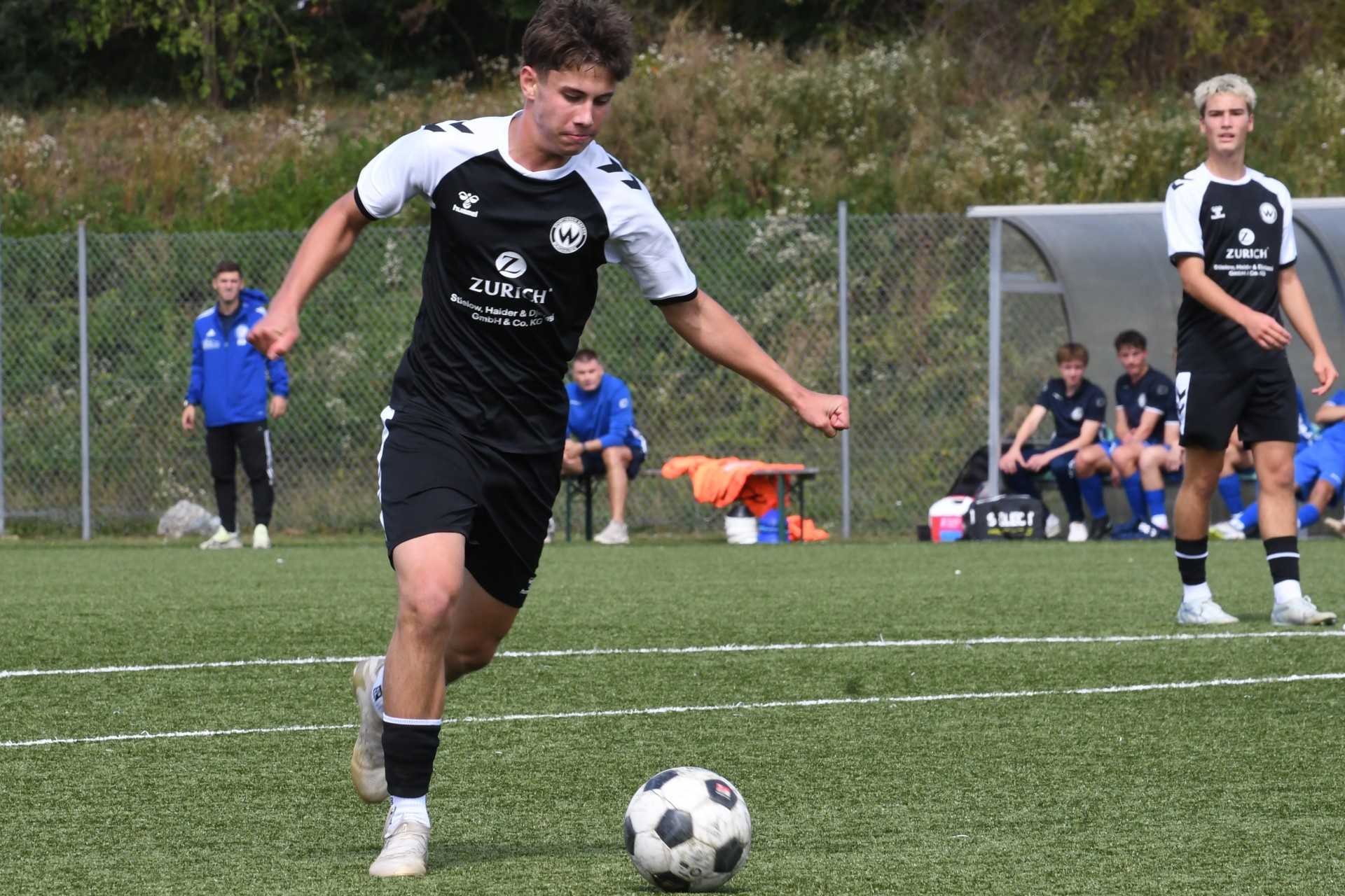 Spielszene der U17 gegen Dingolfing - August 2026