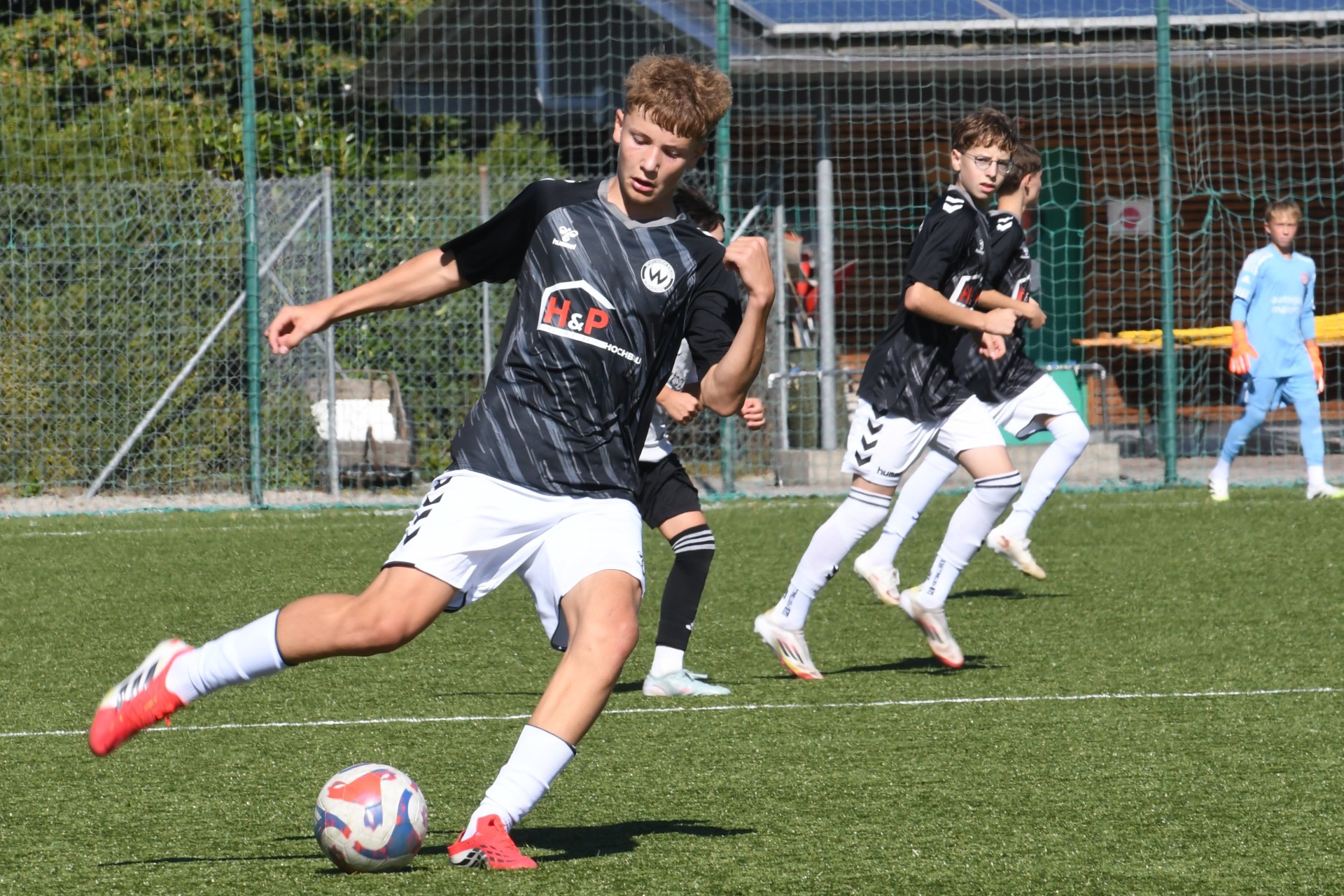Spielszene der U14 gegen 1860 Rosenheim - September 2026