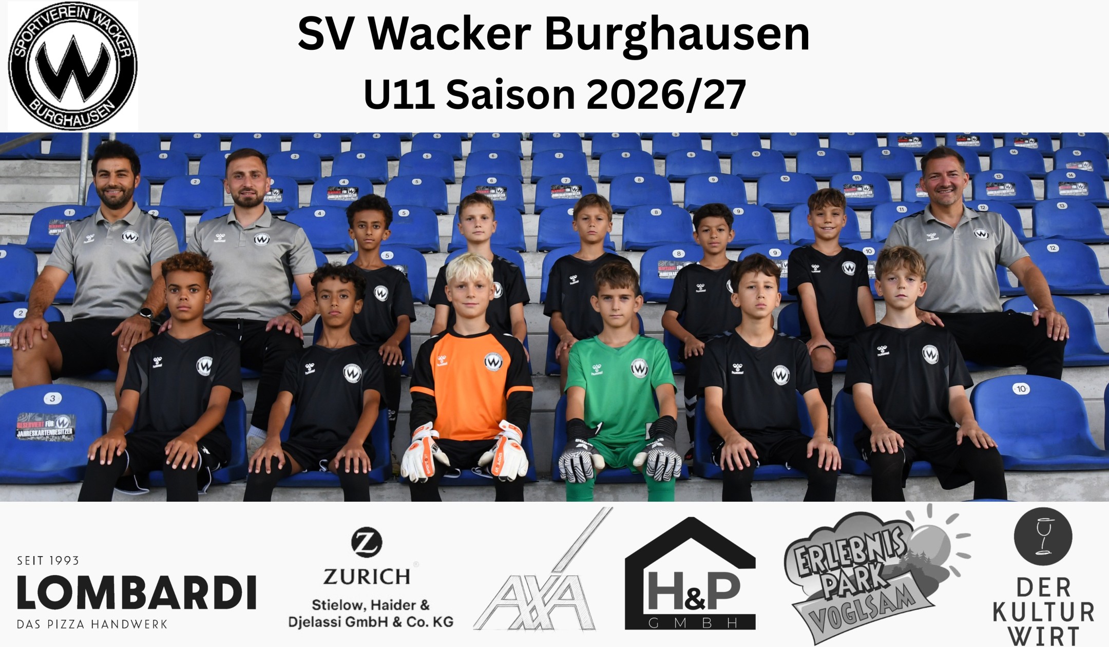 Mannschaftsfoto U11, Saison 2026/27